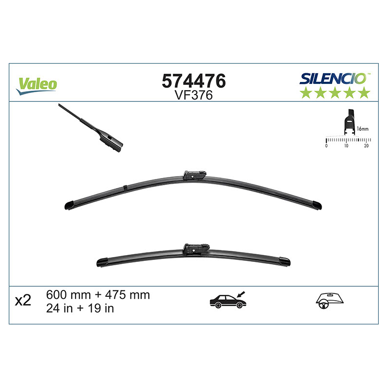 Spazzole tergicristalli - VALEO