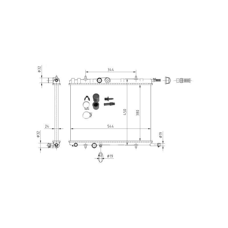 Radiatore acqua - NRF