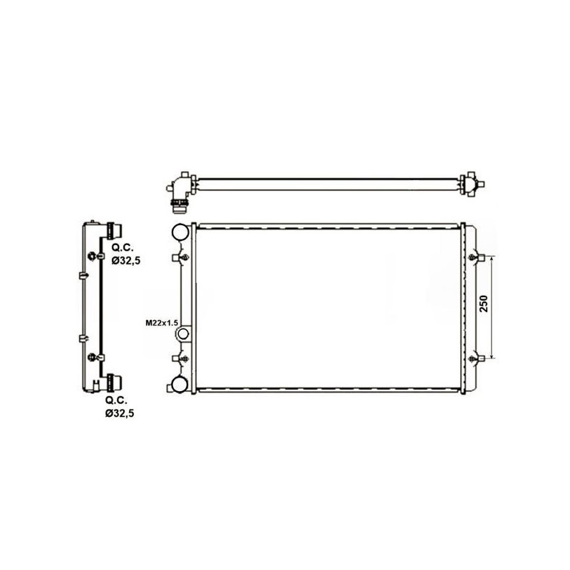 Radiatore acqua - NRF