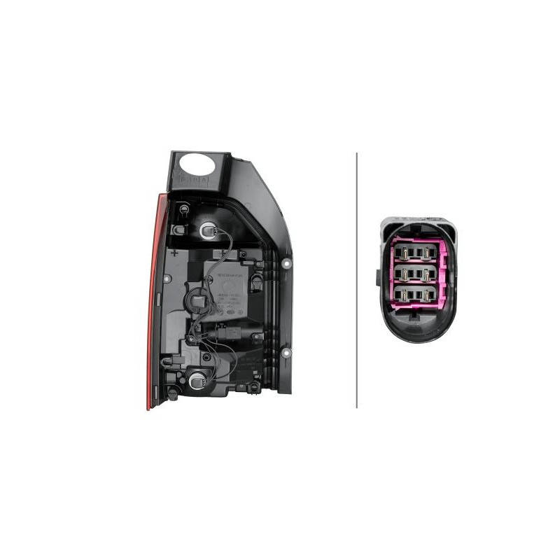 Fanale posteriore - HELLA