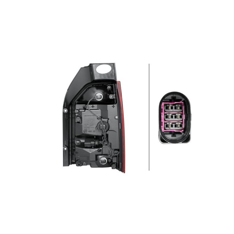 Fanale posteriore - HELLA