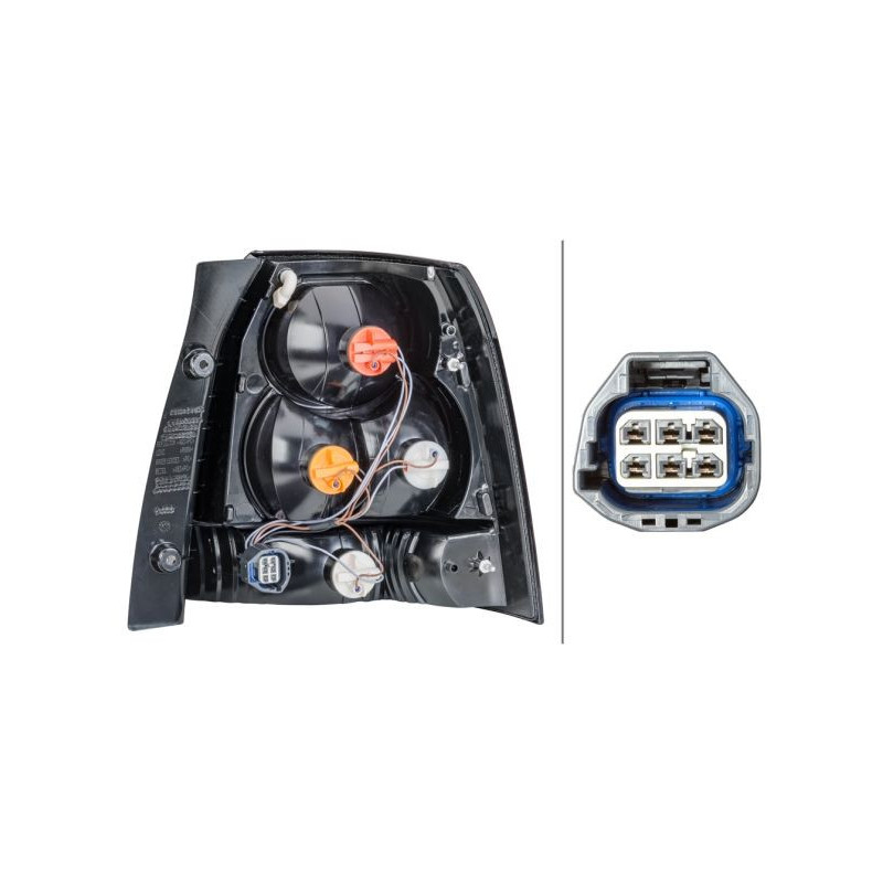 Fanale posteriore - HELLA