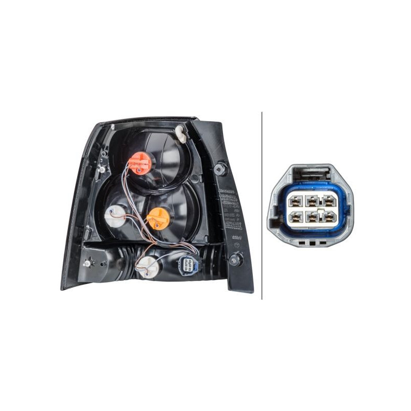 Fanale posteriore - HELLA