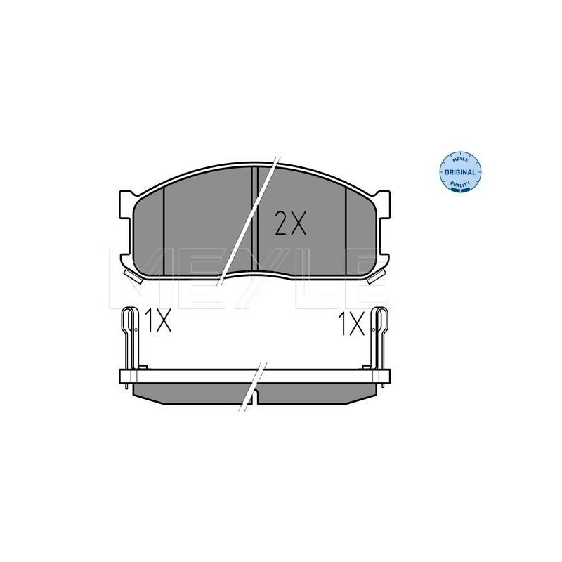 Pastiglie freno asse anteriore - MEYLE