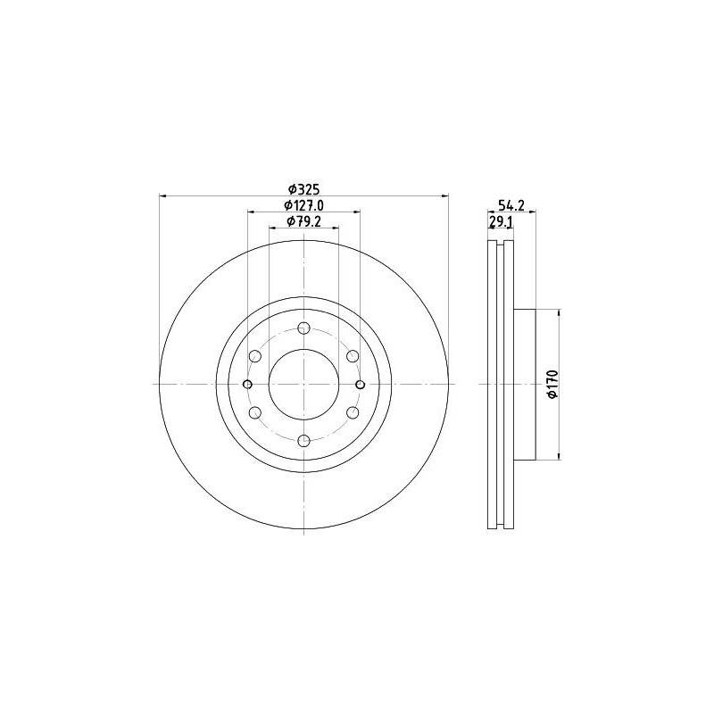 Disco freno asse anteriore - PAGID