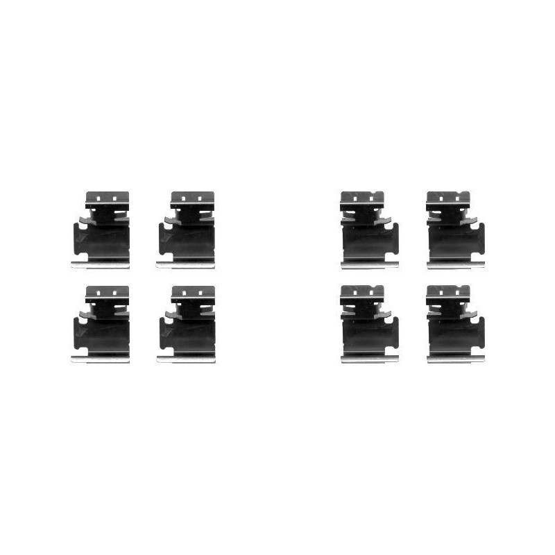 Pastiglie freno asse posteriore - HELLA BRAKE