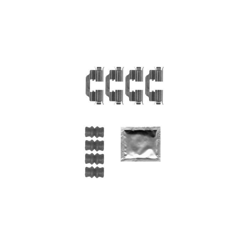 Pastiglie freno asse posteriore - HELLA BRAKE