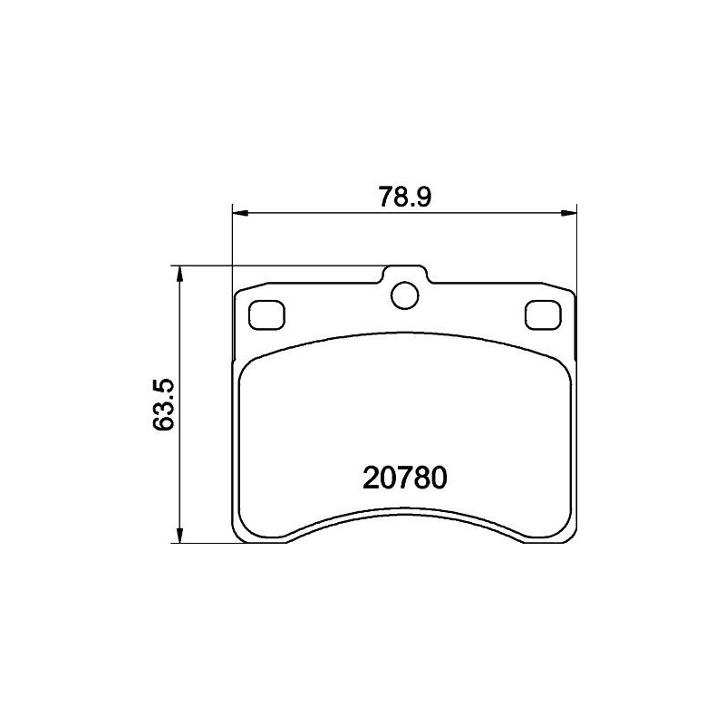Pastiglie freno asse anteriore - HELLA BRAKE