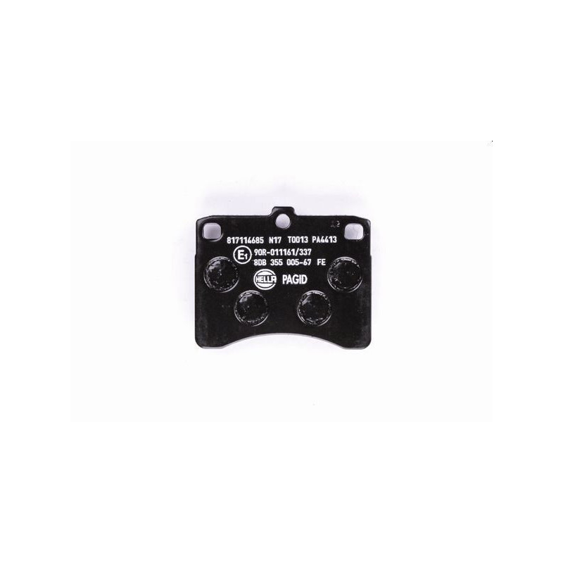 Pastiglie freno asse anteriore - HELLA BRAKE