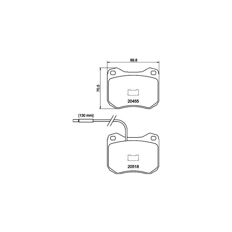 Pastiglie freno asse anteriore - HELLA BRAKE