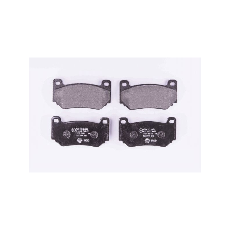 Pastiglie freno asse anteriore - HELLA BRAKE