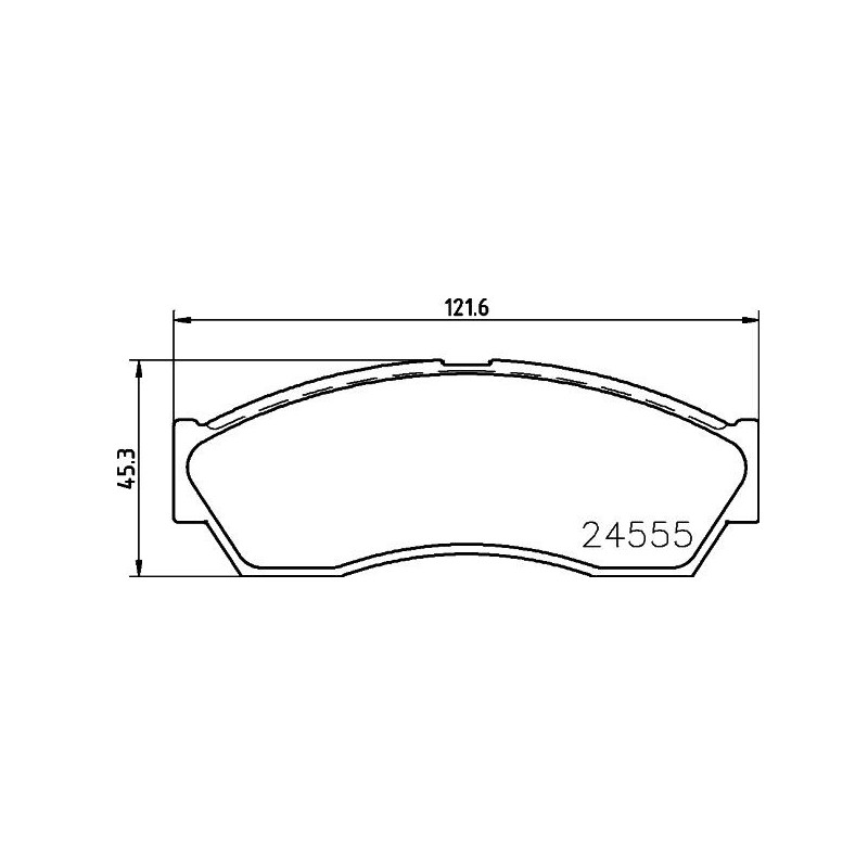 Pastiglie freno asse anteriore - HELLA BRAKE