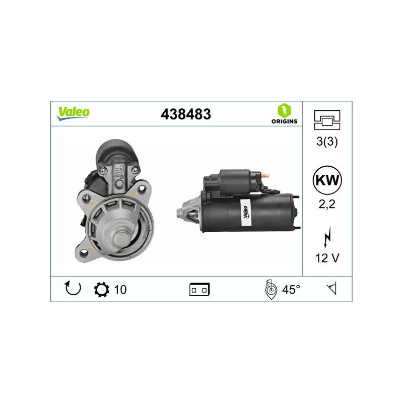 Motorino avviamento - VALEO