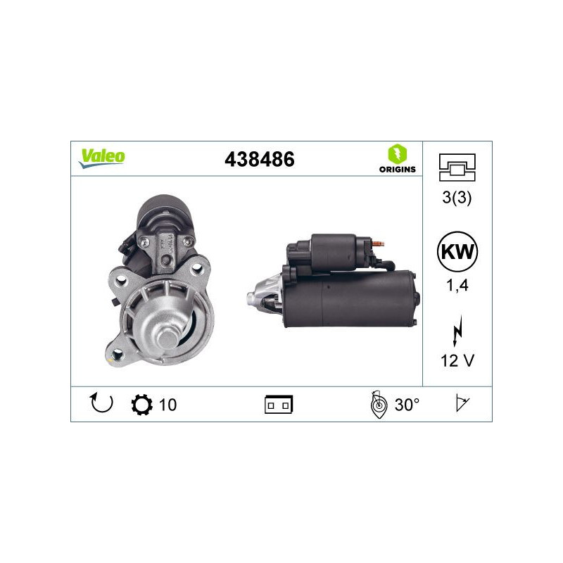 Motorino avviamento - VALEO