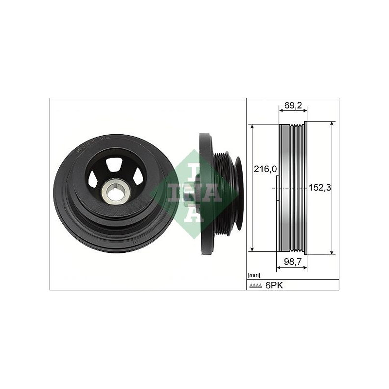 Puleggia albero motore - INA