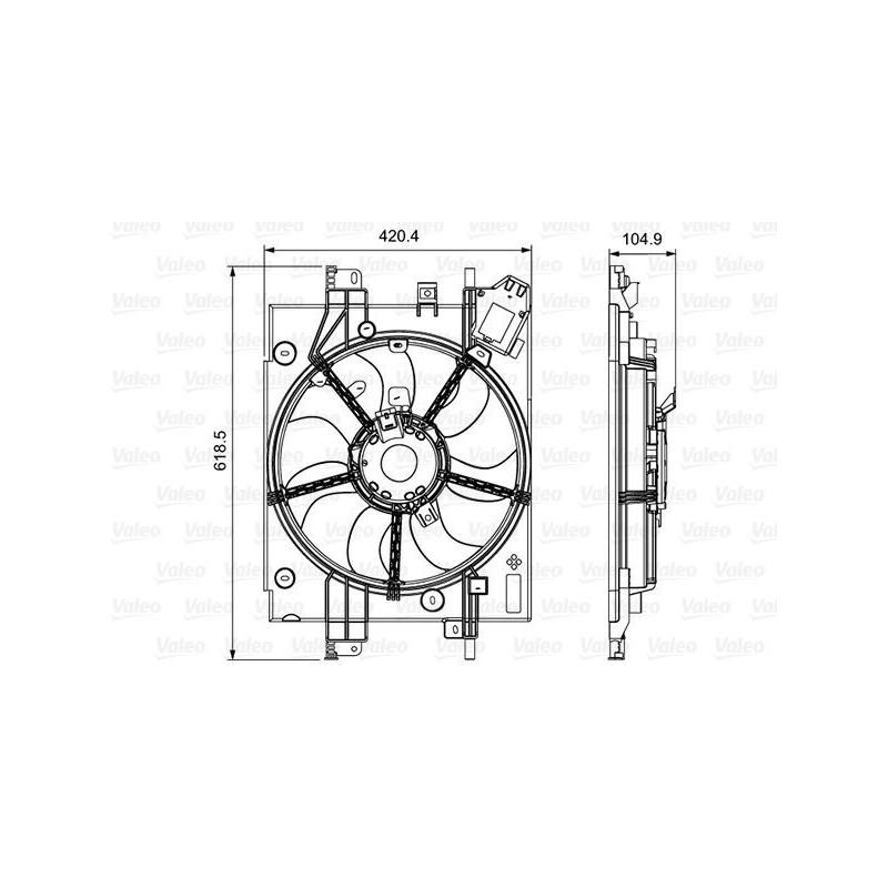 Elettroventola radiatore - VALEO