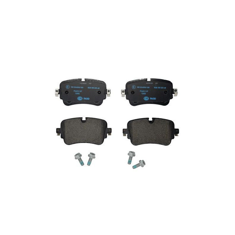 Pastiglie freno asse posteriore - HELLA BRAKE