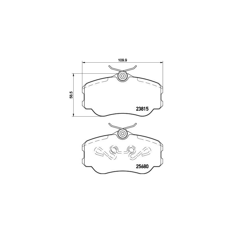 Pastiglie freno asse posteriore - PAGID