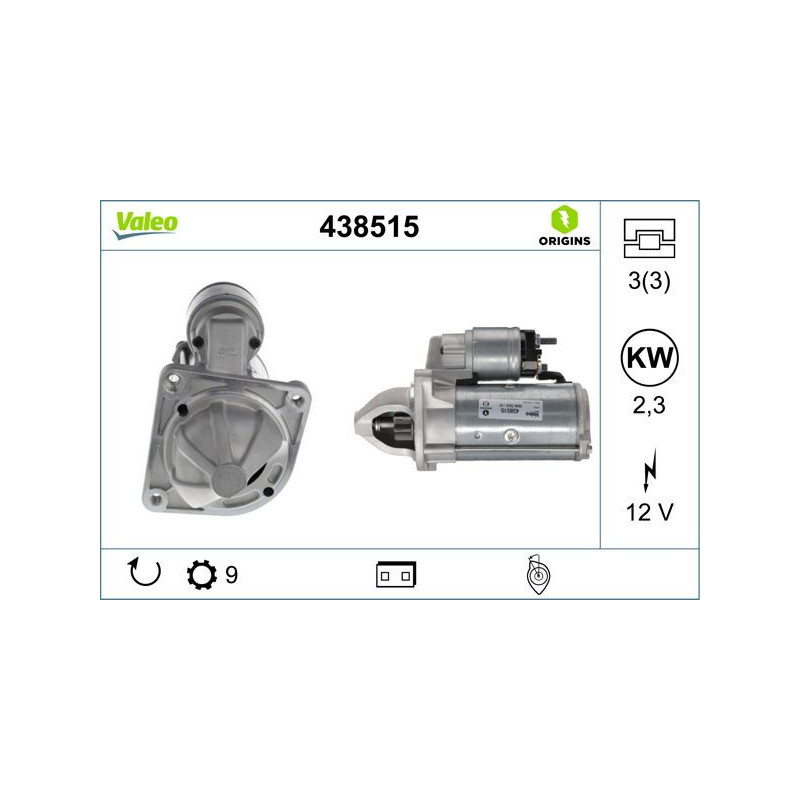 Motorino avviamento - VALEO