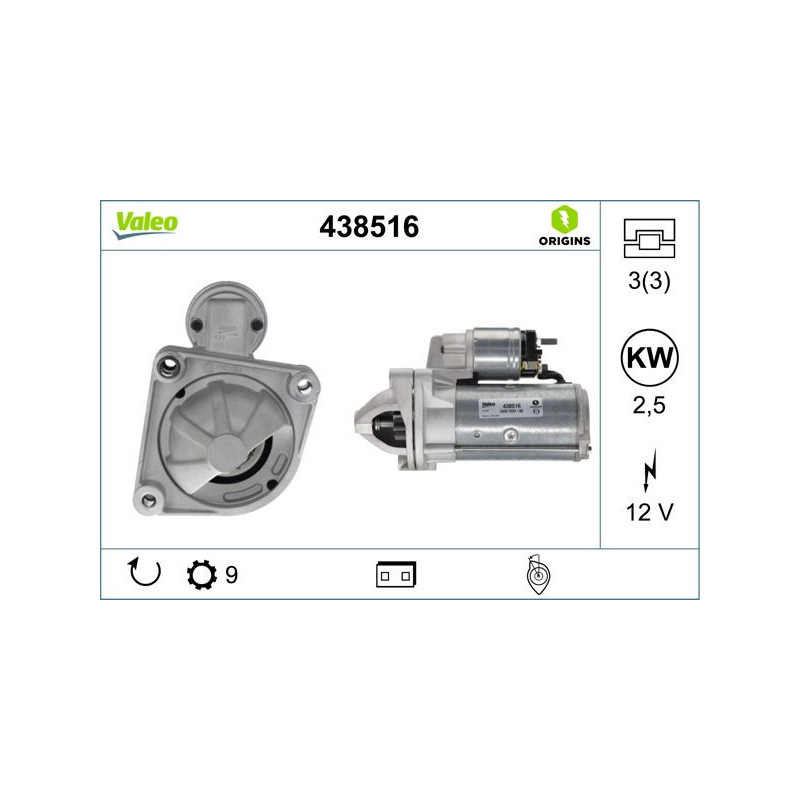 Motorino avviamento - VALEO