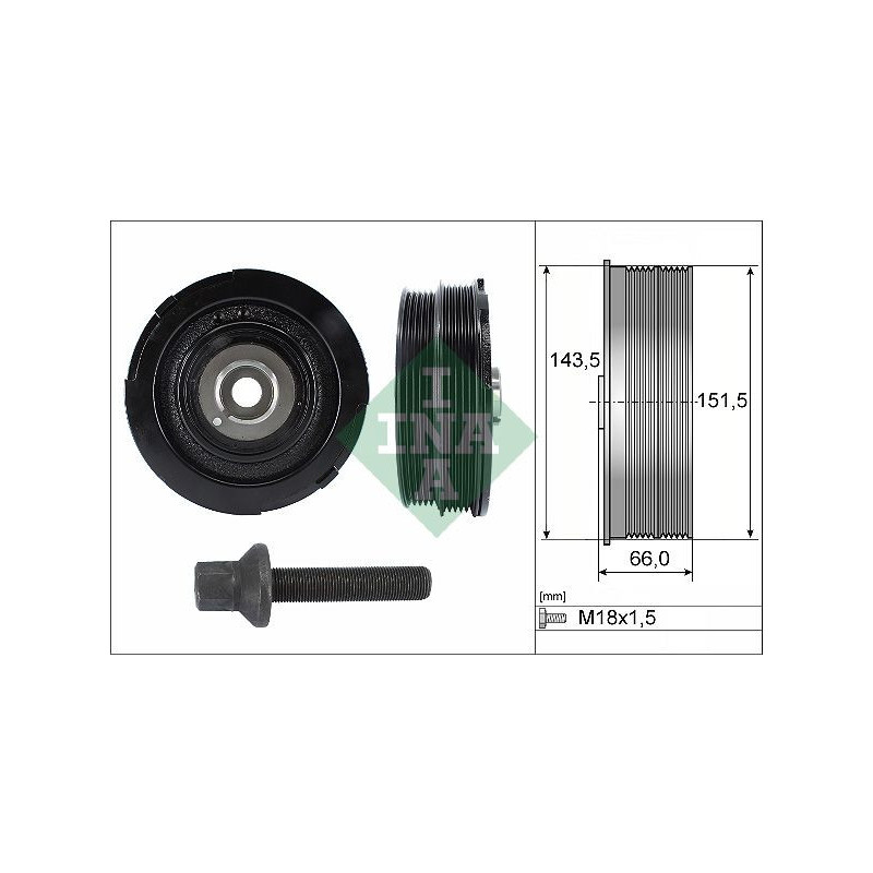 Puleggia albero motore - INA