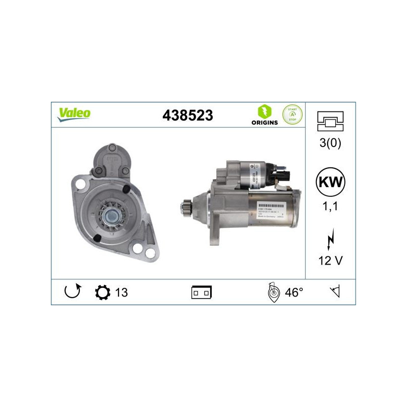 Motorino avviamento - VALEO
