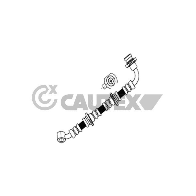 Flessibile freno asse posteriore - CAUTEX GOMMA E PARTI MOTORE
