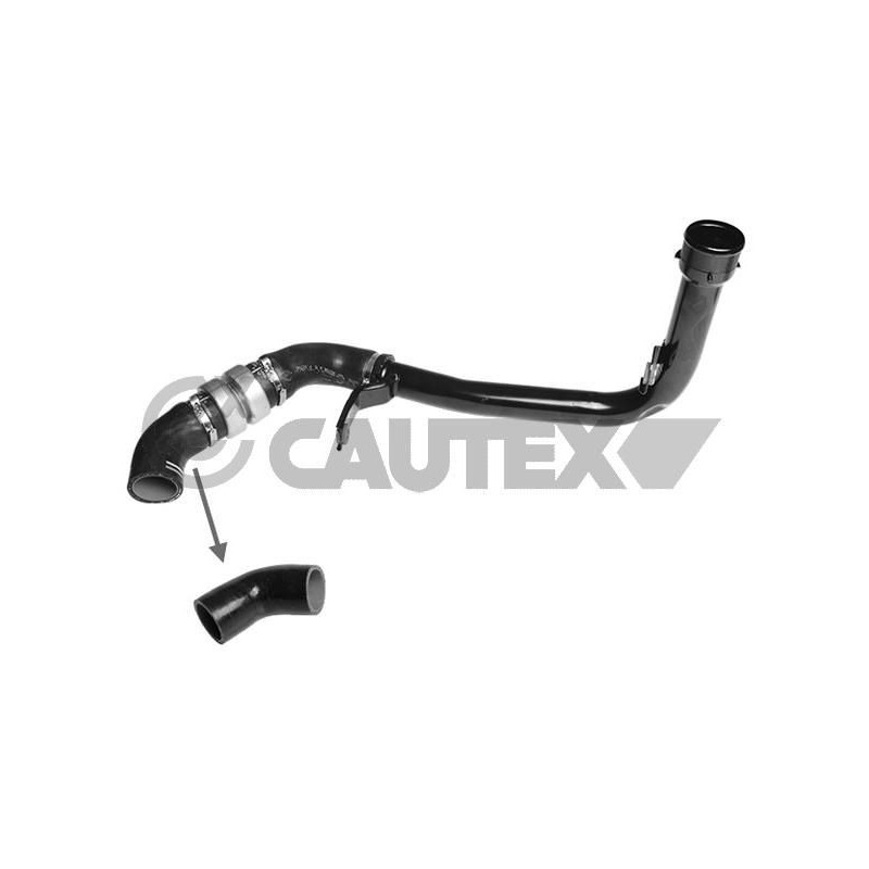 Flessibile aspirazione turbocompressore - CAUTEX GOMMA E PARTI MOTORE