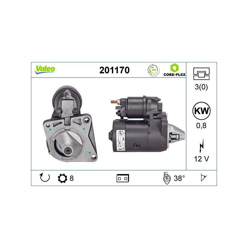 Motorino avviamento - VALEO