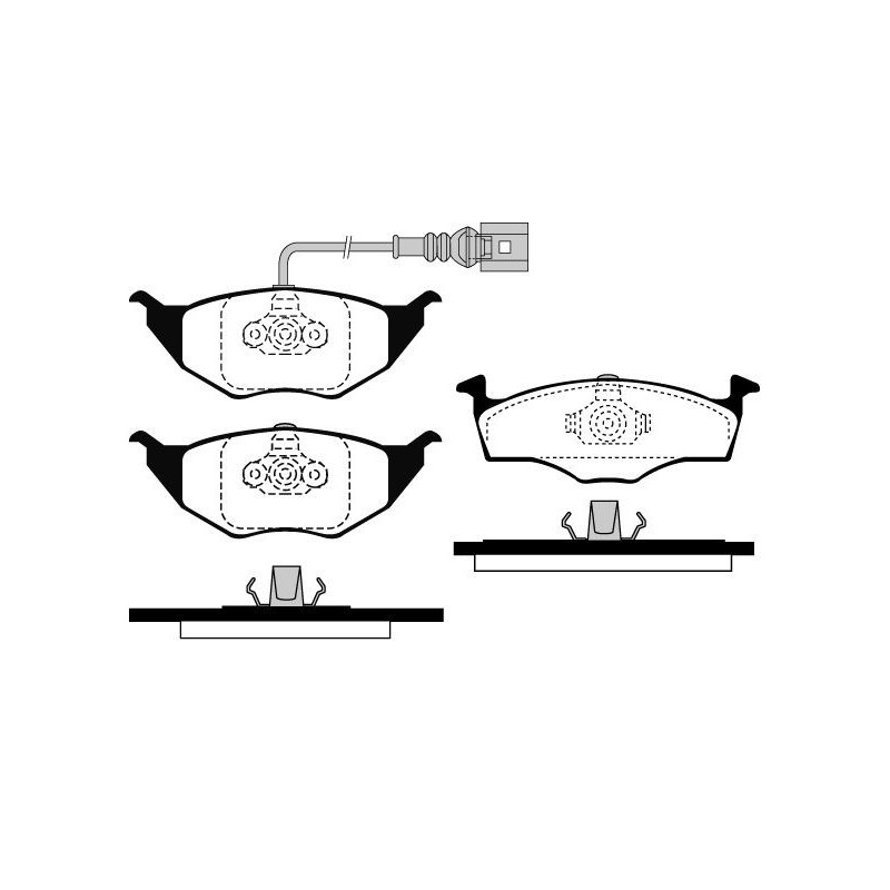 Pastiglie freno asse anteriore - RAICAM