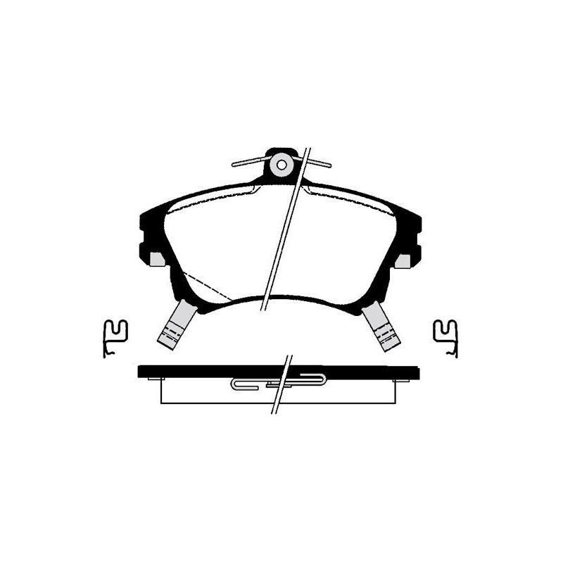 Pastiglie freno asse anteriore - RAICAM