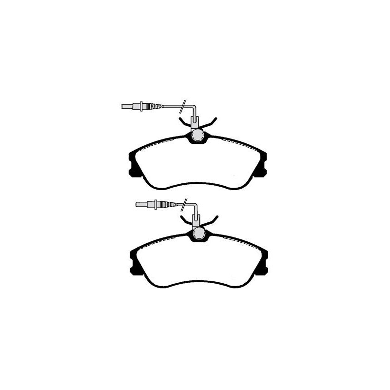 Pastiglie freno asse anteriore - RAICAM