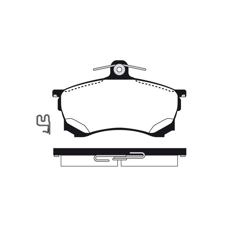 Pastiglie freno asse anteriore - RAICAM