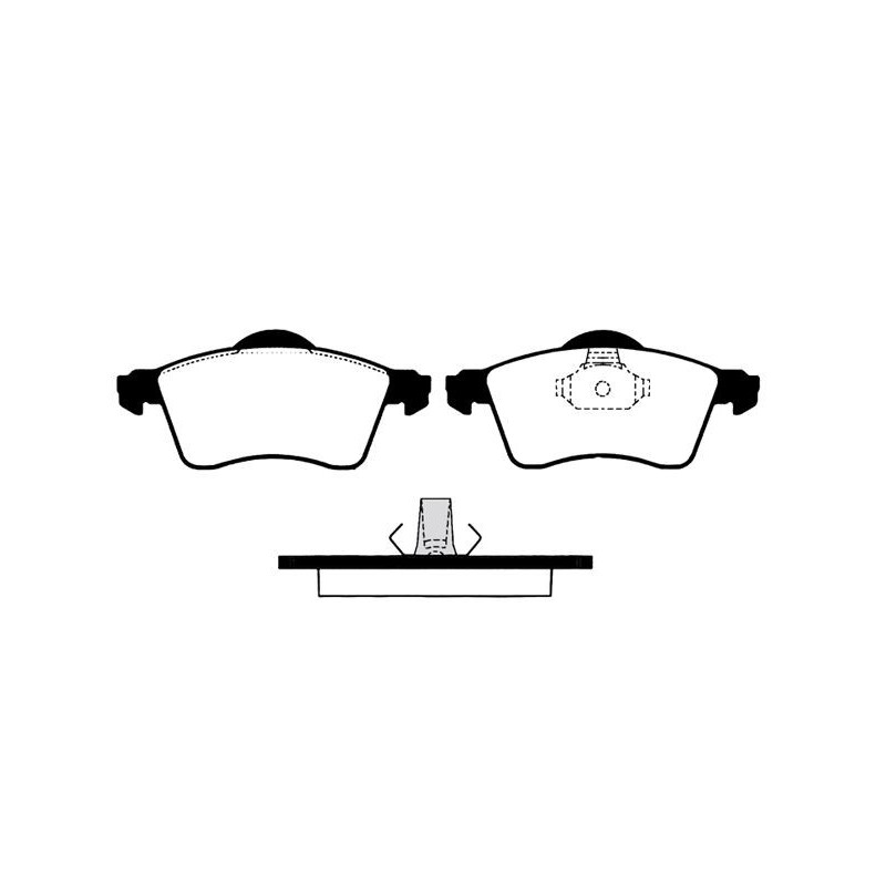 Pastiglie freno asse anteriore - RAICAM