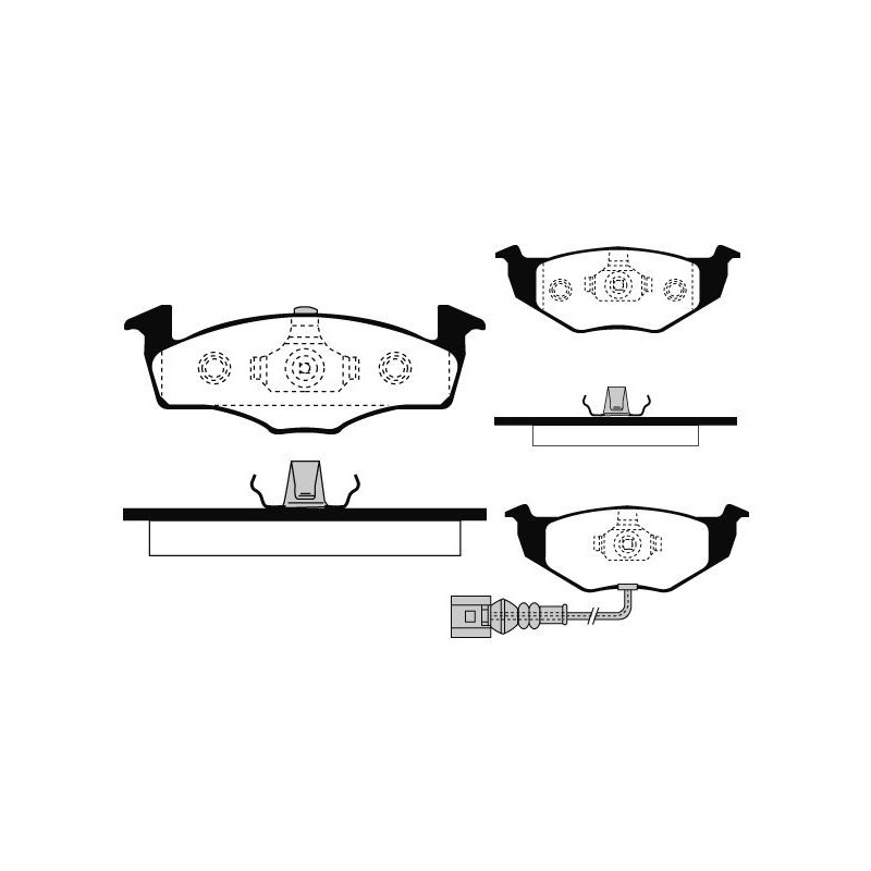 Pastiglie freno asse anteriore - RAICAM