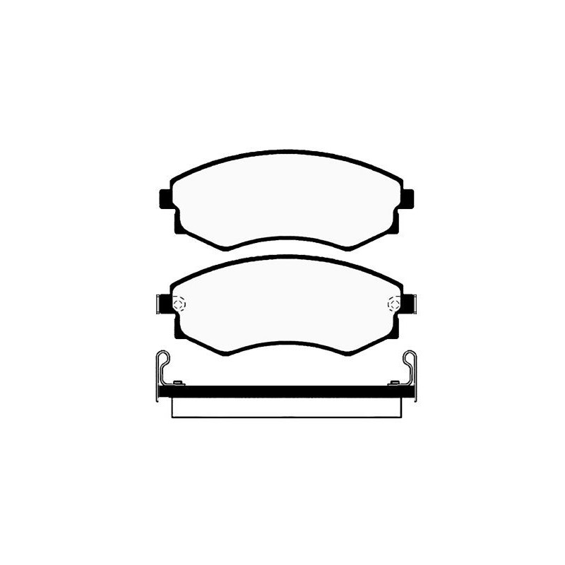Pastiglie freno asse anteriore - RAICAM