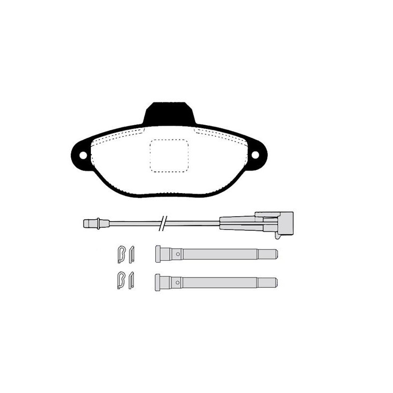 Pastiglie freno asse anteriore - RAICAM