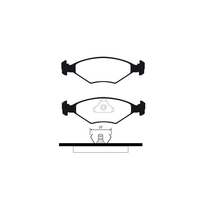 Pastiglie freno asse anteriore - RAICAM