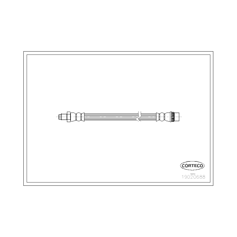 Flessibile freno asse posteriore - CORTECO