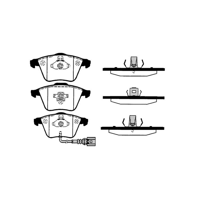 Pastiglie freno asse anteriore - RAICAM