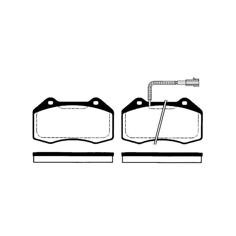 Pastiglie freno asse anteriore - RAICAM