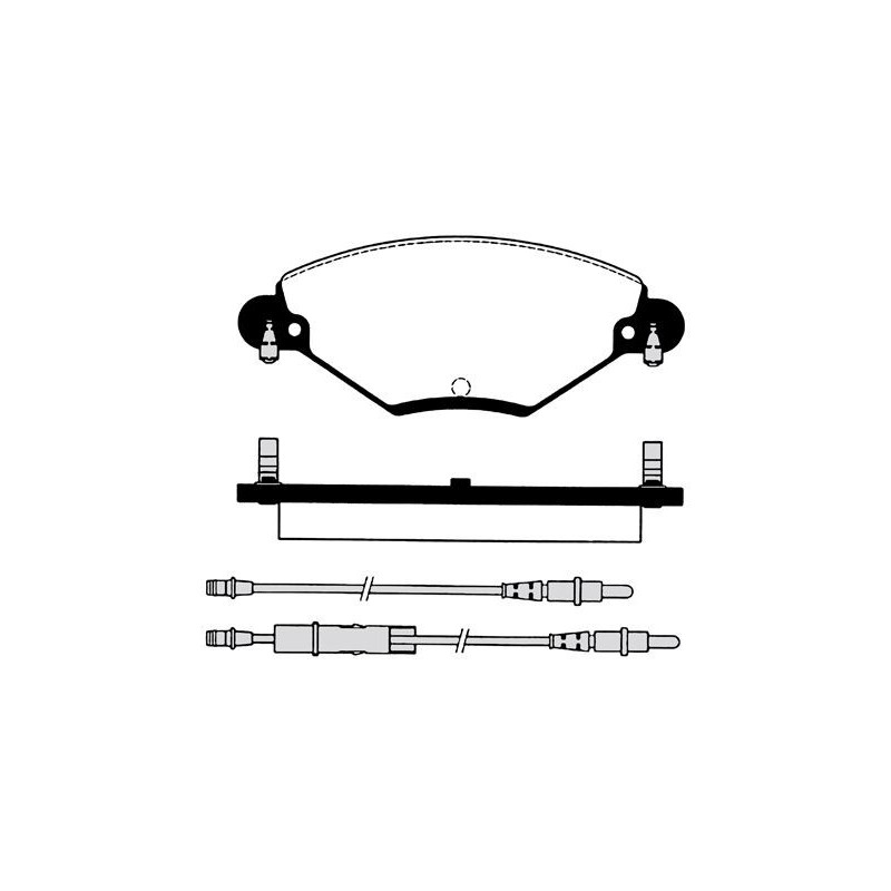 Pastiglie freno asse anteriore - RAICAM