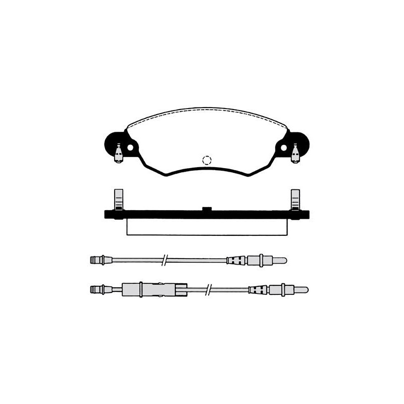 Pastiglie freno asse anteriore - RAICAM