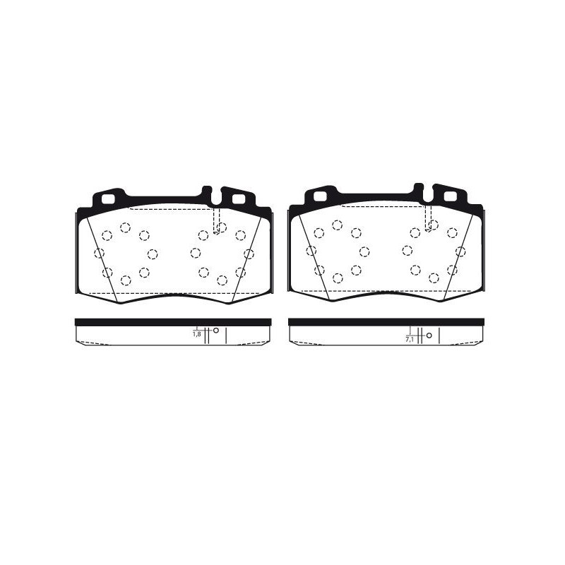 Pastiglie freno asse anteriore - RAICAM