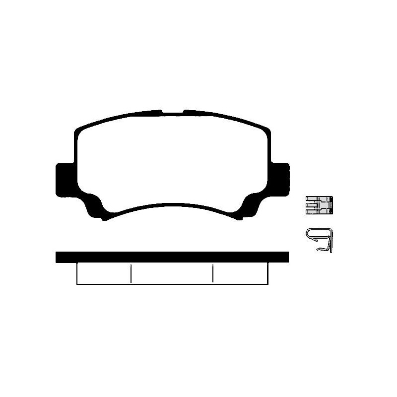 Pastiglie freno asse anteriore - RAICAM