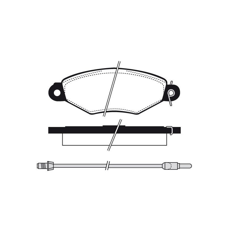 Pastiglie freno asse anteriore - RAICAM