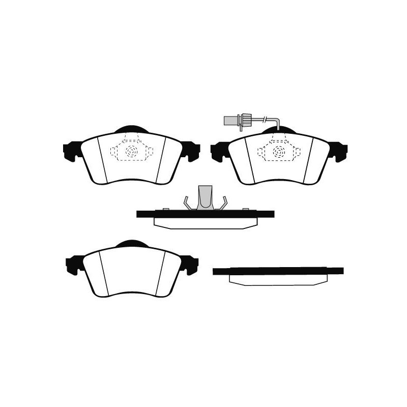 Pastiglie freno asse anteriore - RAICAM