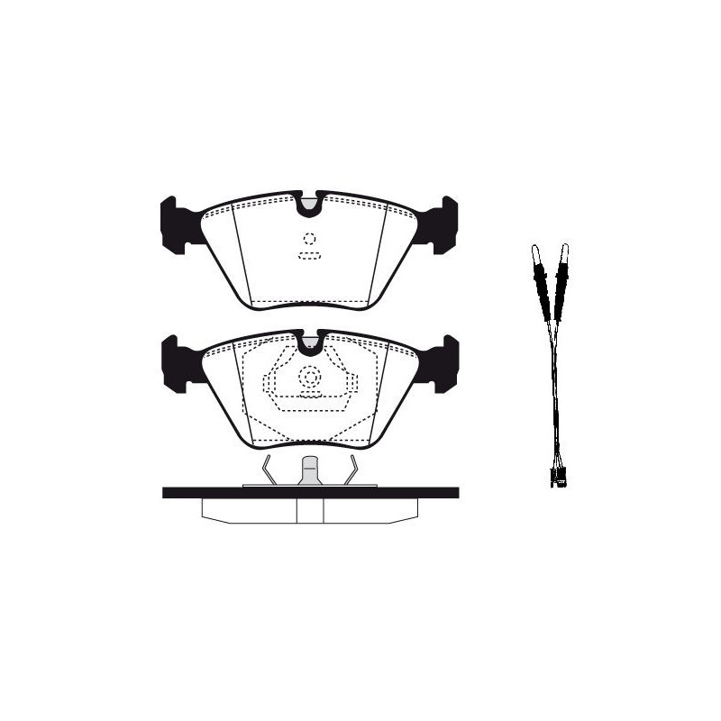 Pastiglie freno asse anteriore - RAICAM