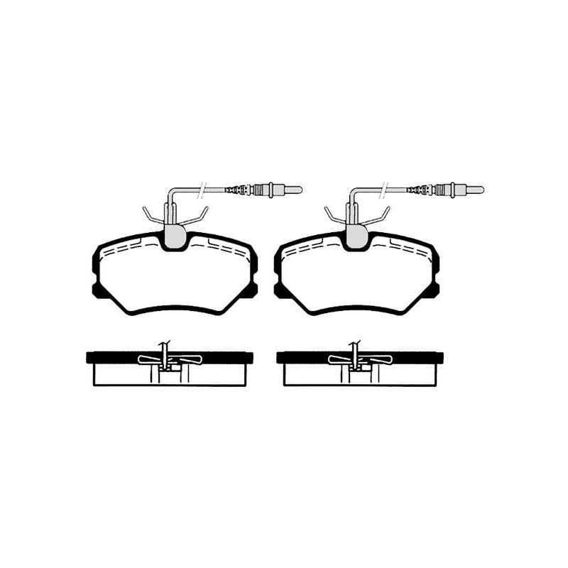 Pastiglie freno asse anteriore - RAICAM