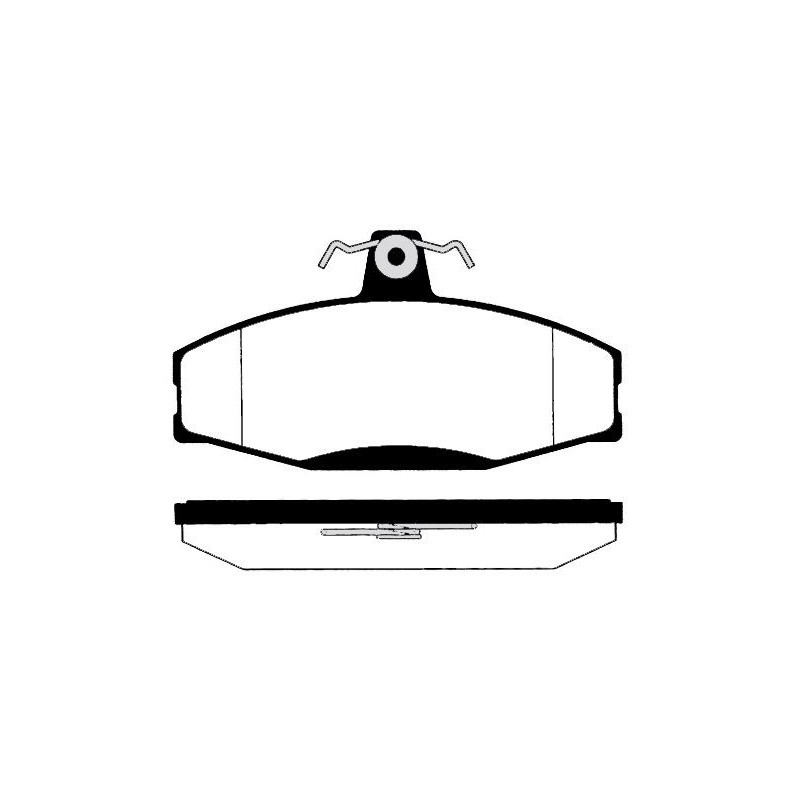 Pastiglie freno asse anteriore - RAICAM